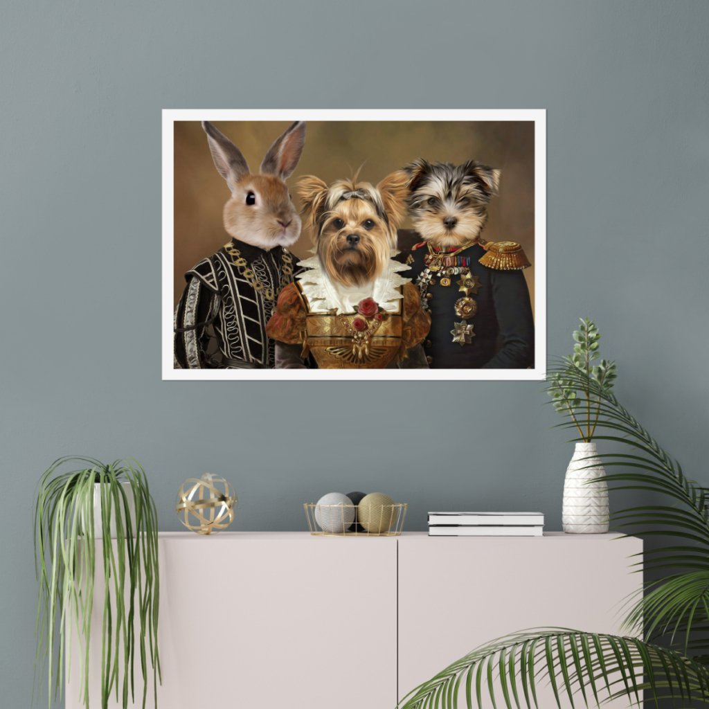 Pet Portraits | The Nobles: Custom Pet Poster | Paw & Glory