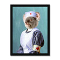 The Nurse: Animal Art Framed Portrait