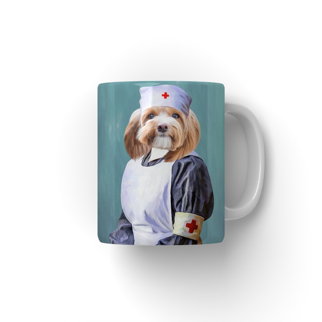 Pet Portraits | The Nurse: Custom Pet Coffee Mug | Paw & Glory