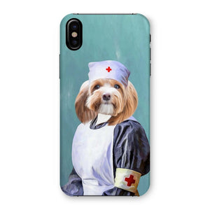 The Nurse: Custom Pet Phone Case - Paw & Glory - Dog Portraits - Pet Portraits
