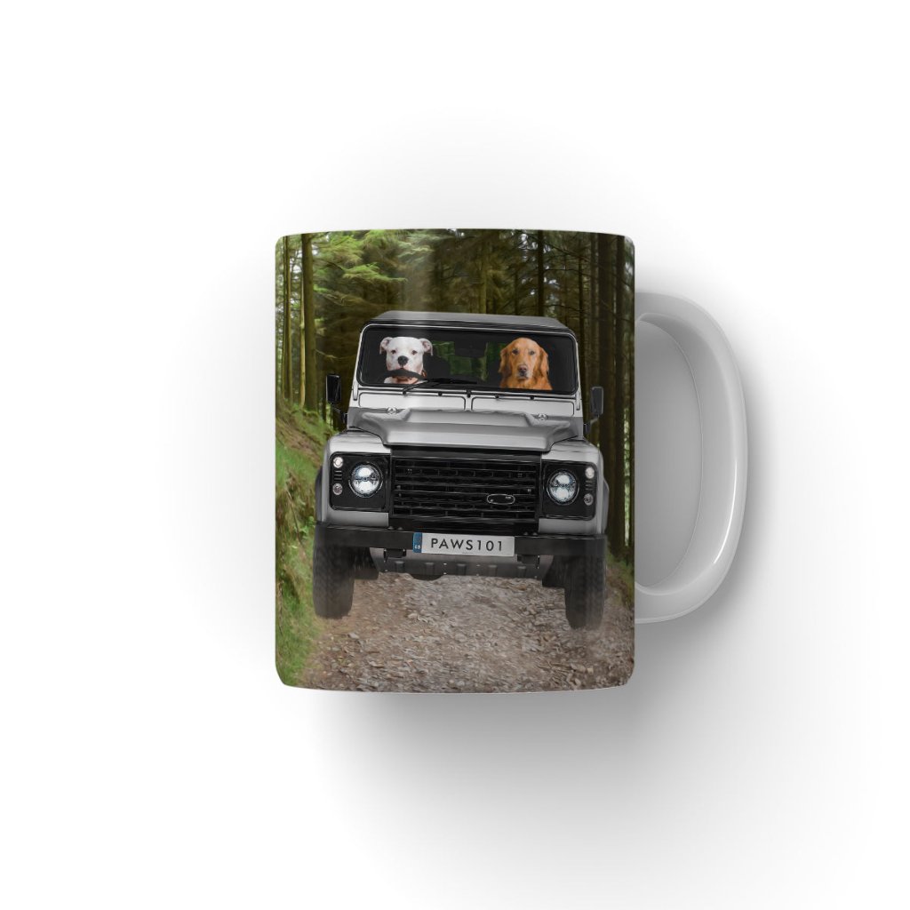 Pet Portraits | The Off-Roader: Custom Pet Coffee Mug | Paw & Glory