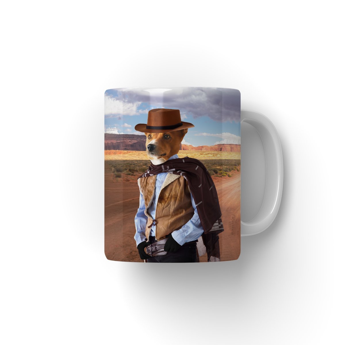 Pet Portraits | The Outlaw: Custom Pet Coffee Mug | Paw & Glory