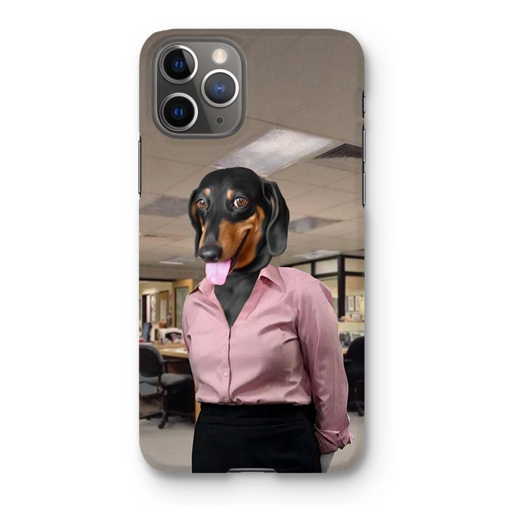 Pet Portraits | The Pam (The Office Inspired): Custom Pet Phone Case | Paw & Glory
