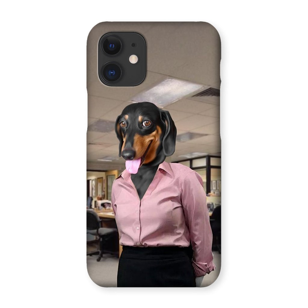 Pet Portraits | The Pam (The Office Inspired): Custom Pet Phone Case | Paw & Glory