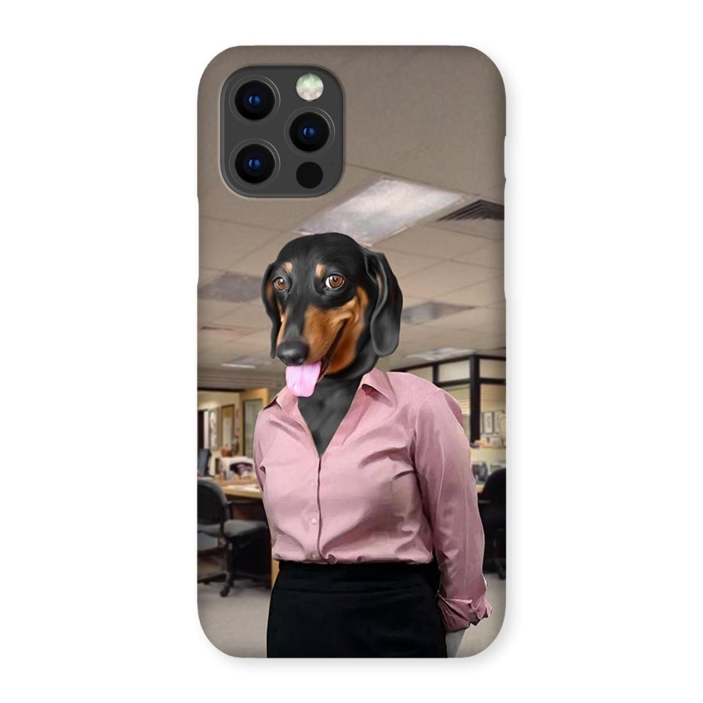Pet Portraits | The Pam (The Office Inspired): Custom Pet Phone Case | Paw & Glory