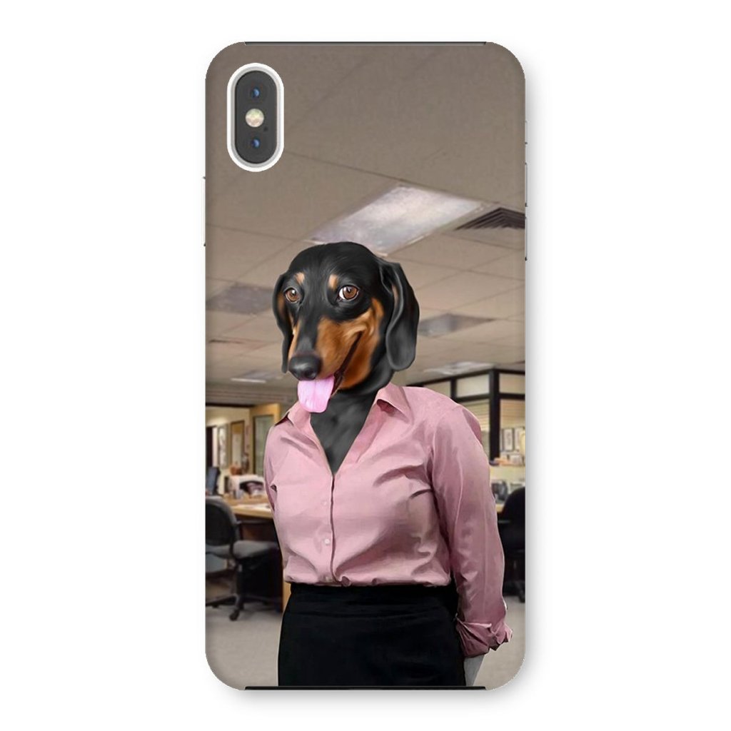 Pet Portraits | The Pam (The Office Inspired): Custom Pet Phone Case | Paw & Glory