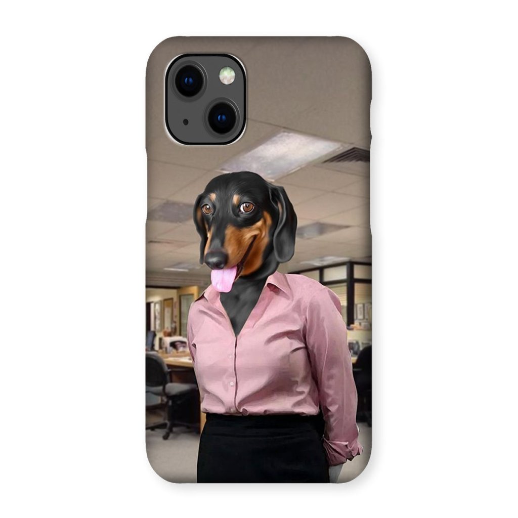 Pet Portraits | The Pam (The Office Inspired): Custom Pet Phone Case | Paw & Glory