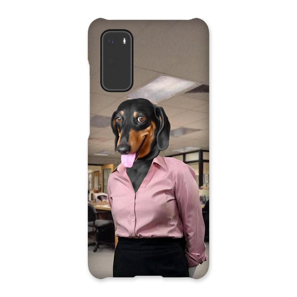 Pet Portraits | The Pam (The Office Inspired): Custom Pet Phone Case | Paw & Glory