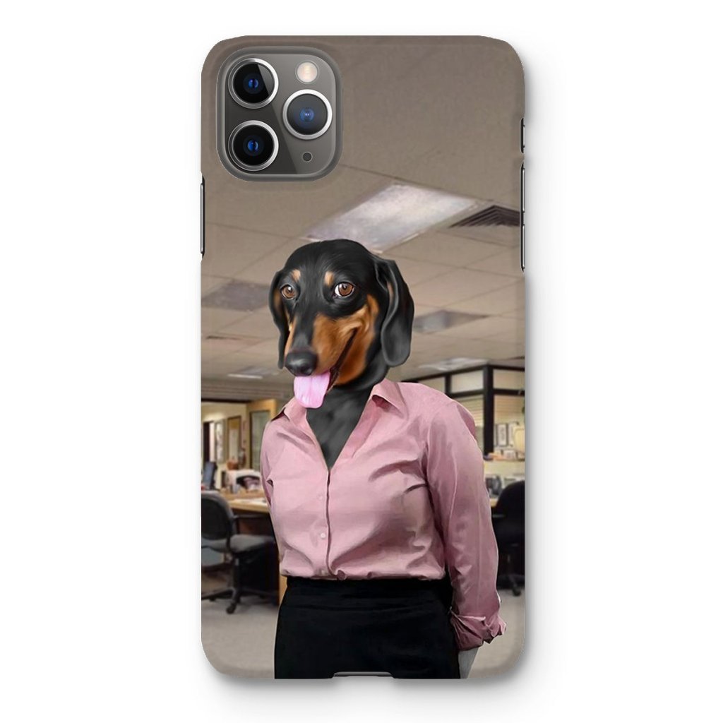 Pet Portraits | The Pam (The Office Inspired): Custom Pet Phone Case | Paw & Glory