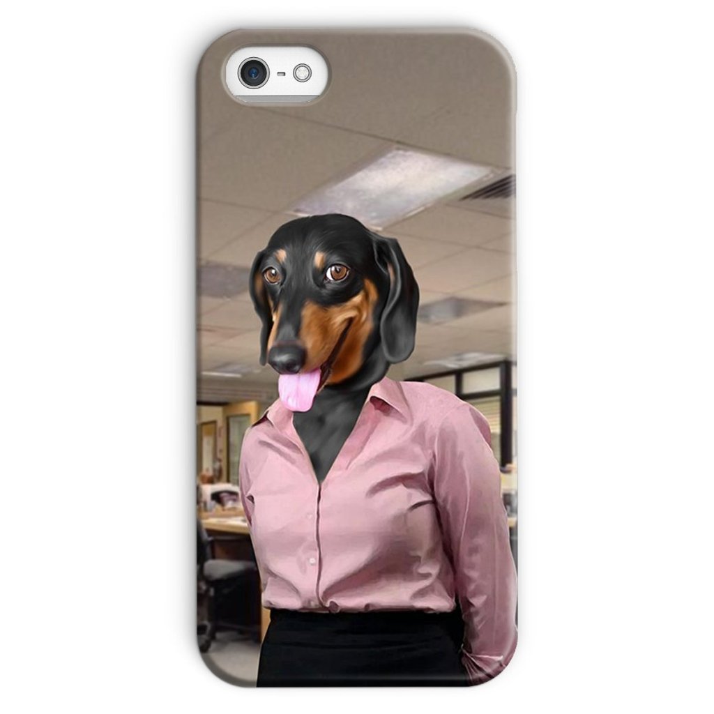 Pet Portraits | The Pam (The Office Inspired): Custom Pet Phone Case | Paw & Glory
