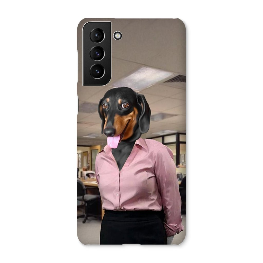 Pet Portraits | The Pam (The Office Inspired): Custom Pet Phone Case | Paw & Glory