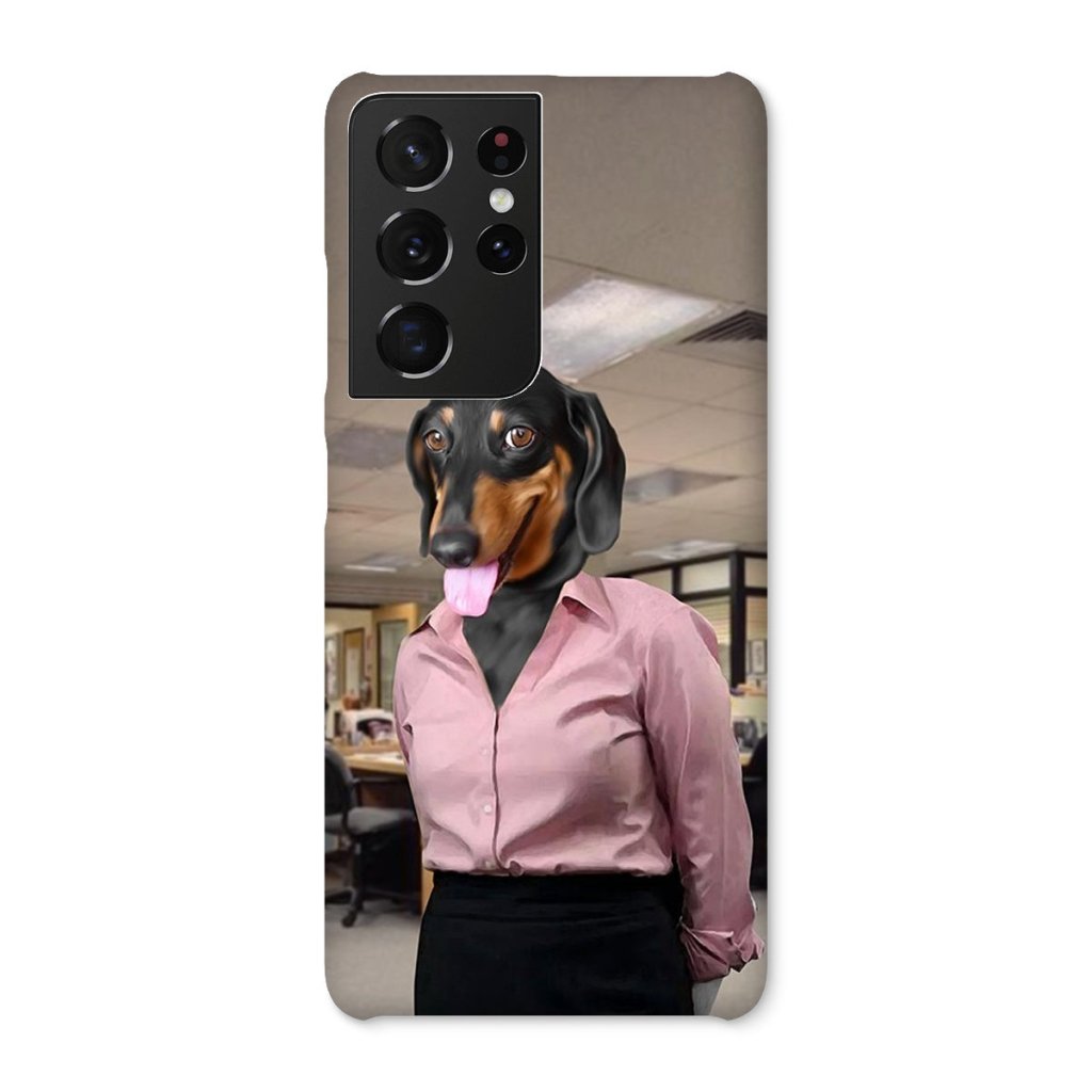 Pet Portraits | The Pam (The Office Inspired): Custom Pet Phone Case | Paw & Glory