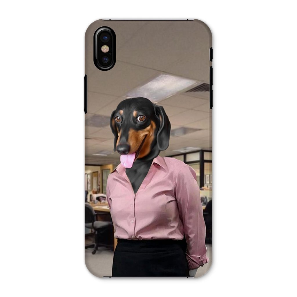 Pet Portraits | The Pam (The Office Inspired): Custom Pet Phone Case | Paw & Glory