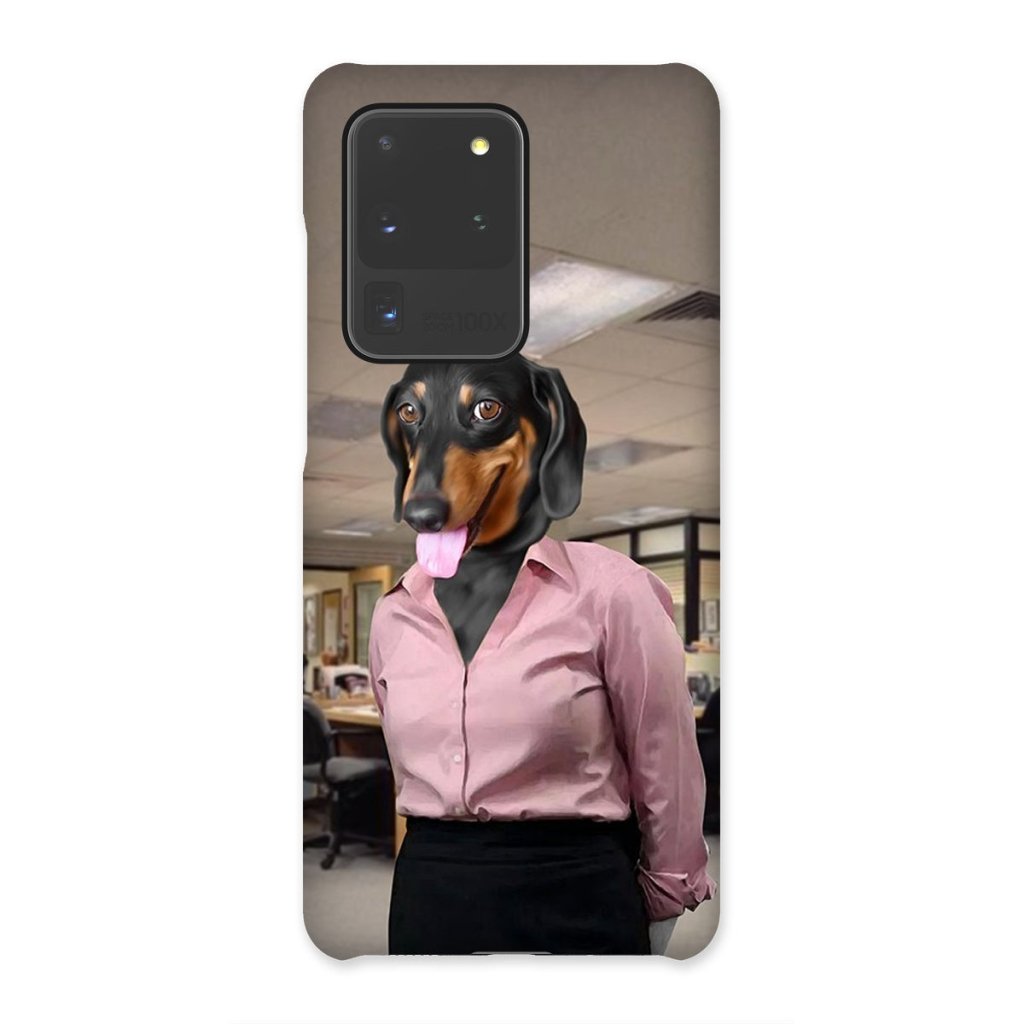 Pet Portraits | The Pam (The Office Inspired): Custom Pet Phone Case | Paw & Glory