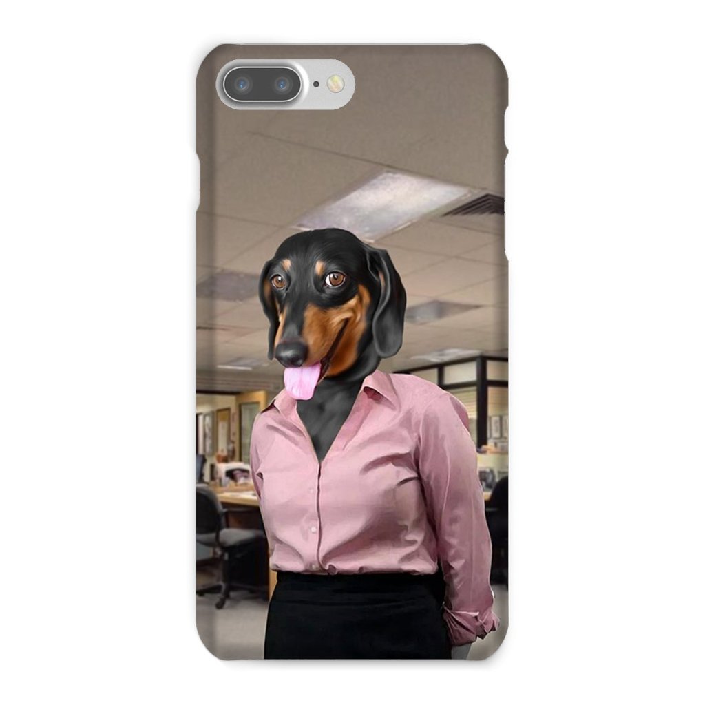 Pet Portraits | The Pam (The Office Inspired): Custom Pet Phone Case | Paw & Glory