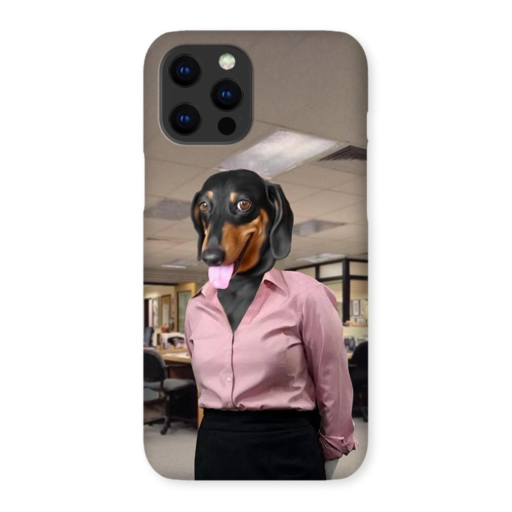 Pet Portraits | The Pam (The Office Inspired): Custom Pet Phone Case | Paw & Glory