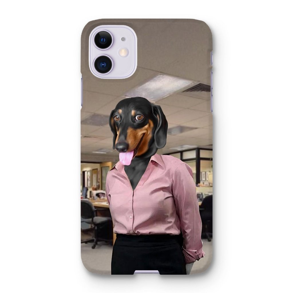 Pet Portraits | The Pam (The Office Inspired): Custom Pet Phone Case | Paw & Glory