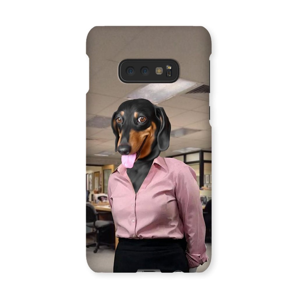 Pet Portraits | The Pam (The Office Inspired): Custom Pet Phone Case | Paw & Glory