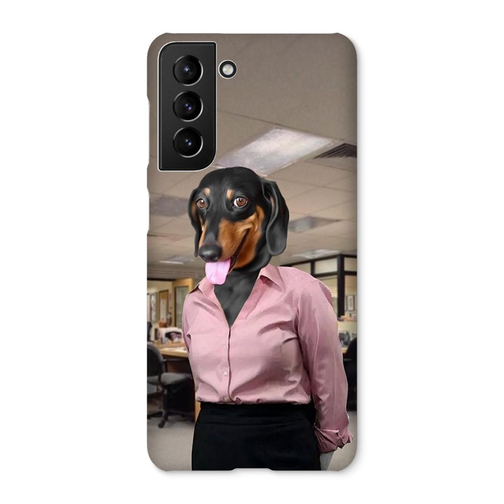 Pet Portraits | The Pam (The Office Inspired): Custom Pet Phone Case | Paw & Glory