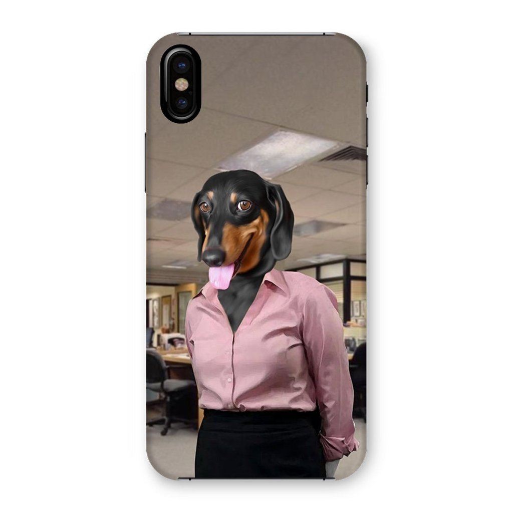 Pet Portraits | The Pam (The Office Inspired): Custom Pet Phone Case | Paw & Glory