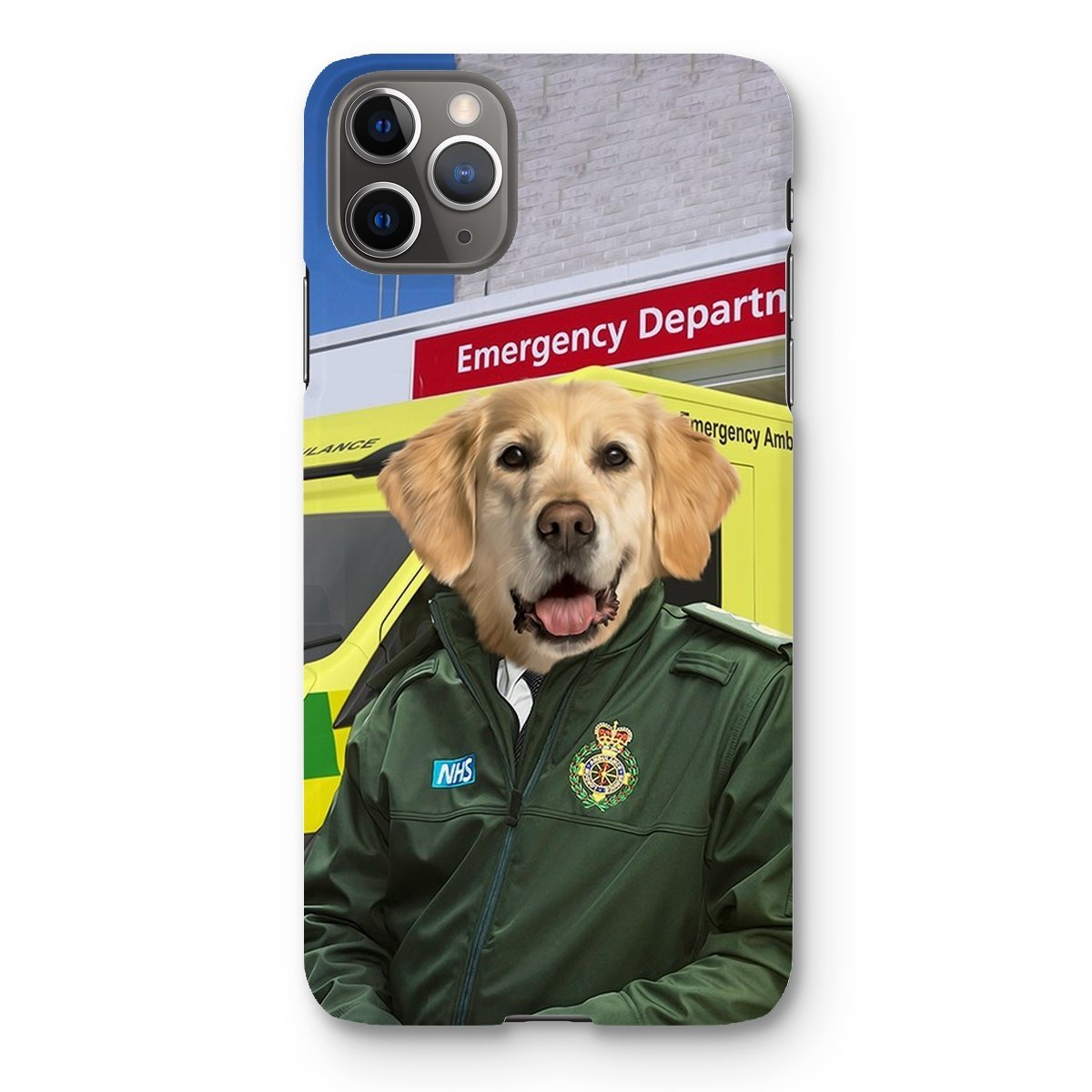 Pet Portraits | The Paramedic: Custom Pet Phone Case | Paw & Glory