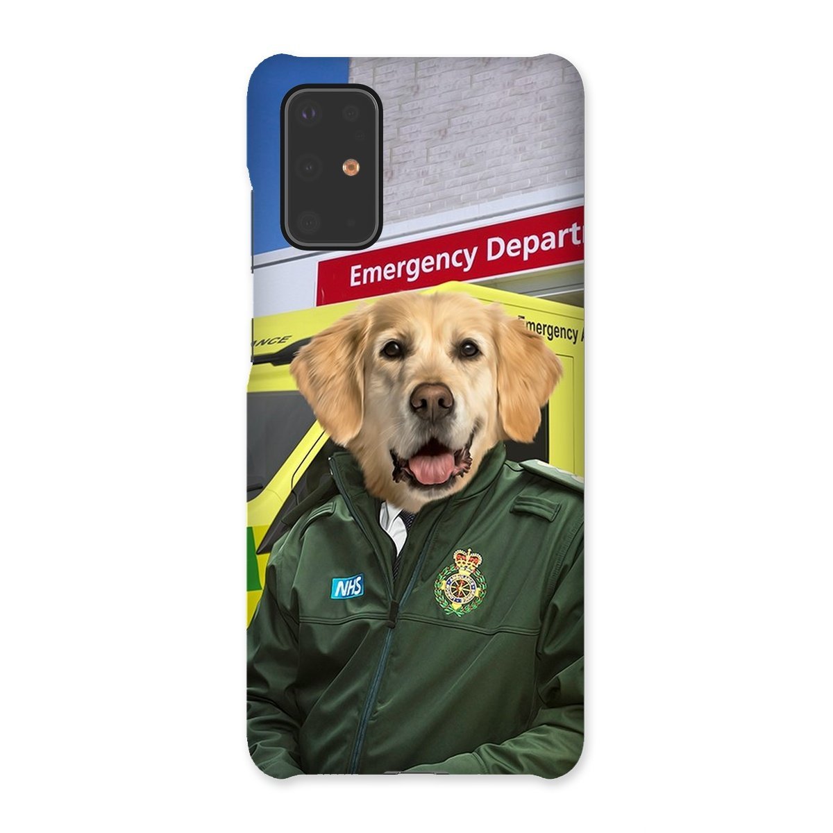 Pet Portraits | The Paramedic: Custom Pet Phone Case | Paw & Glory