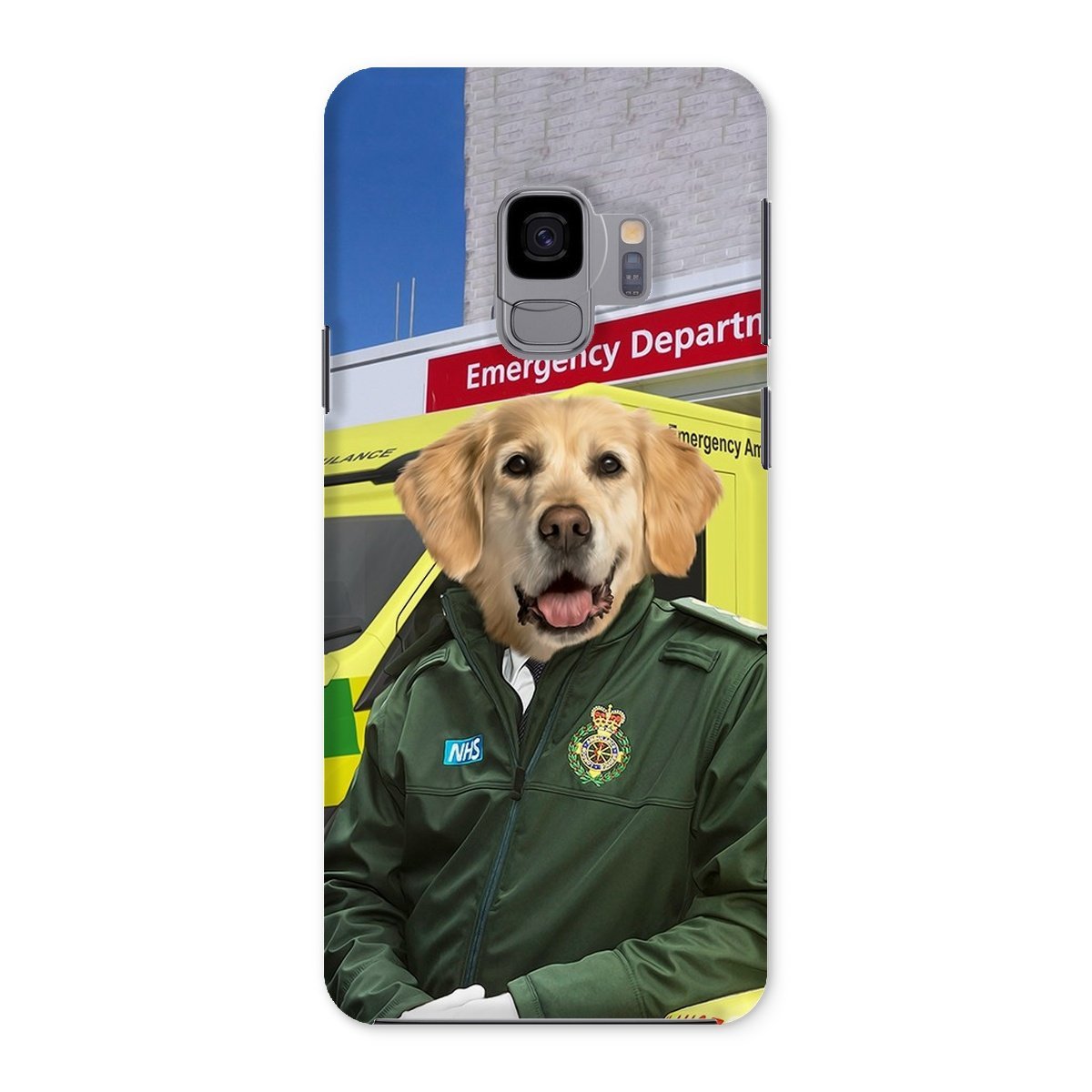 Pet Portraits | The Paramedic: Custom Pet Phone Case | Paw & Glory