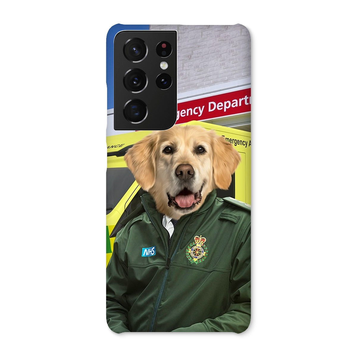 Pet Portraits | The Paramedic: Custom Pet Phone Case | Paw & Glory