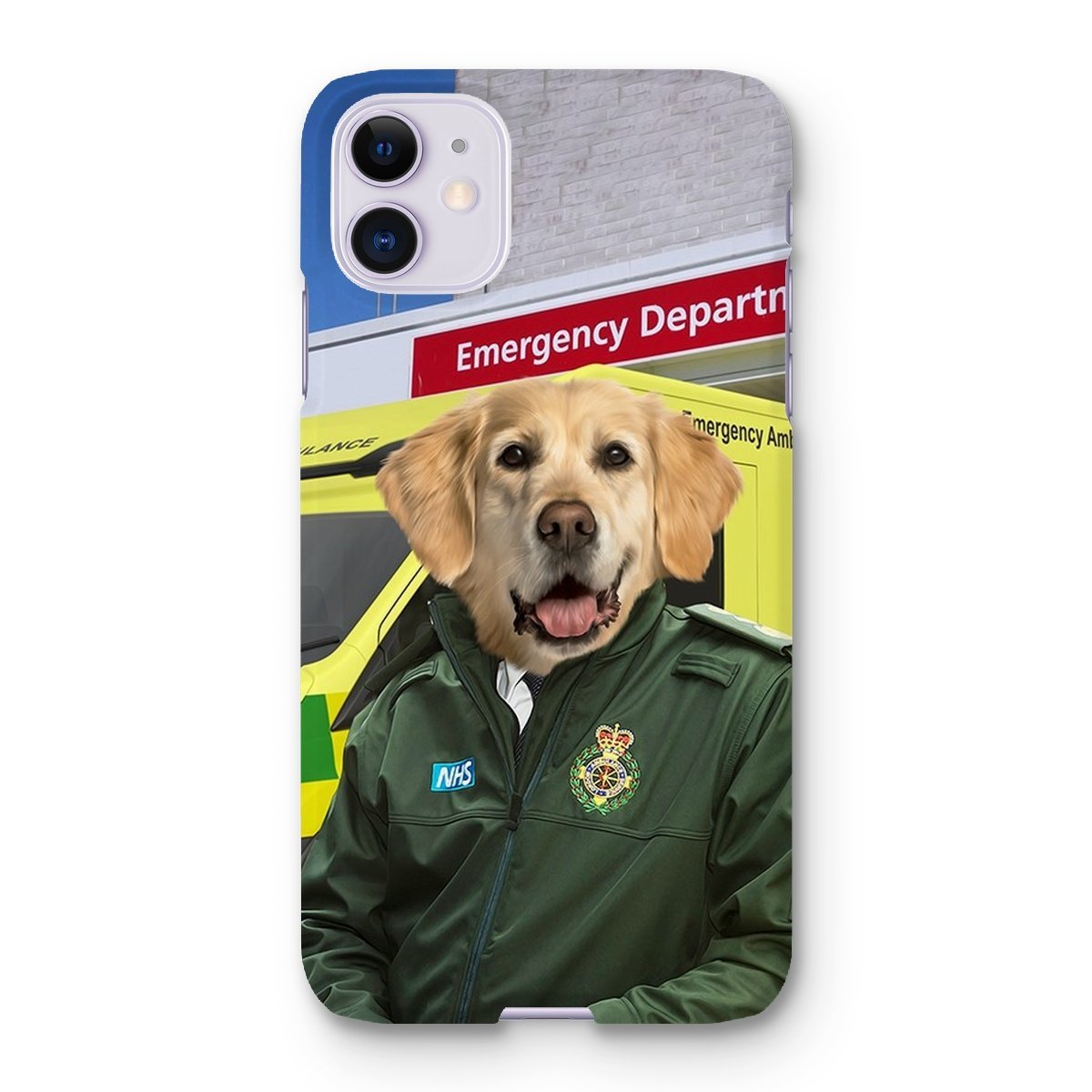 Pet Portraits | The Paramedic: Custom Pet Phone Case | Paw & Glory