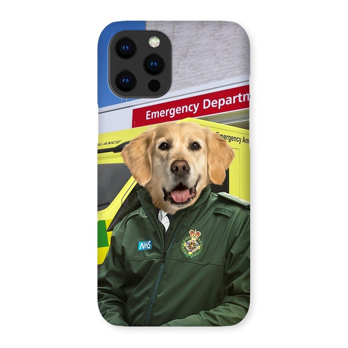 Pet Portraits | The Paramedic: Custom Pet Phone Case | Paw & Glory