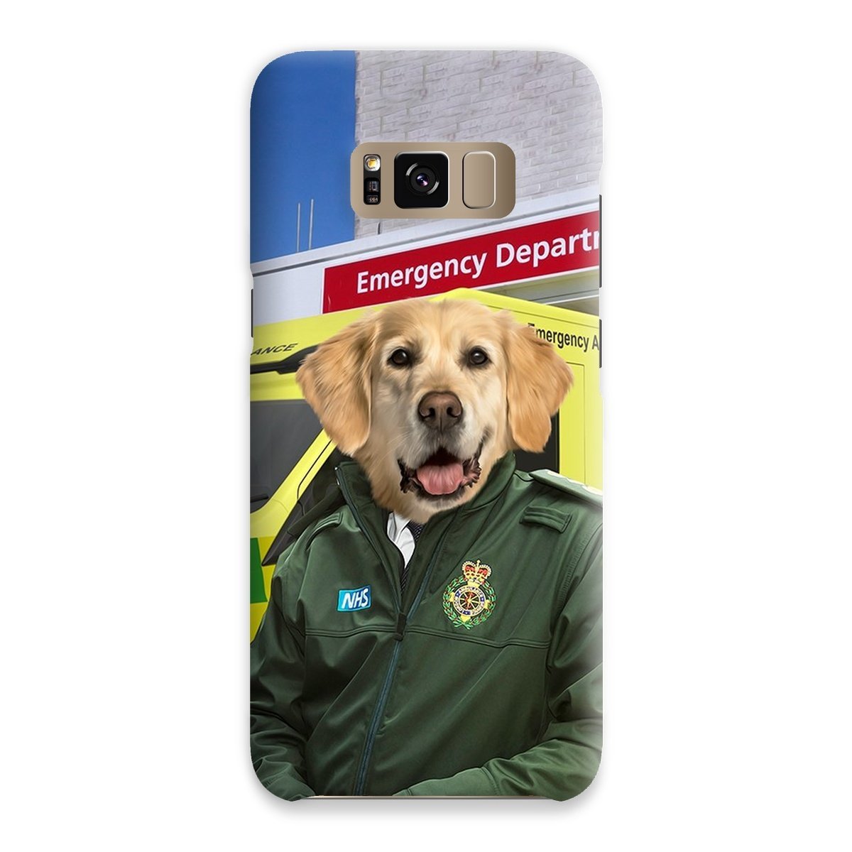 Pet Portraits | The Paramedic: Custom Pet Phone Case | Paw & Glory
