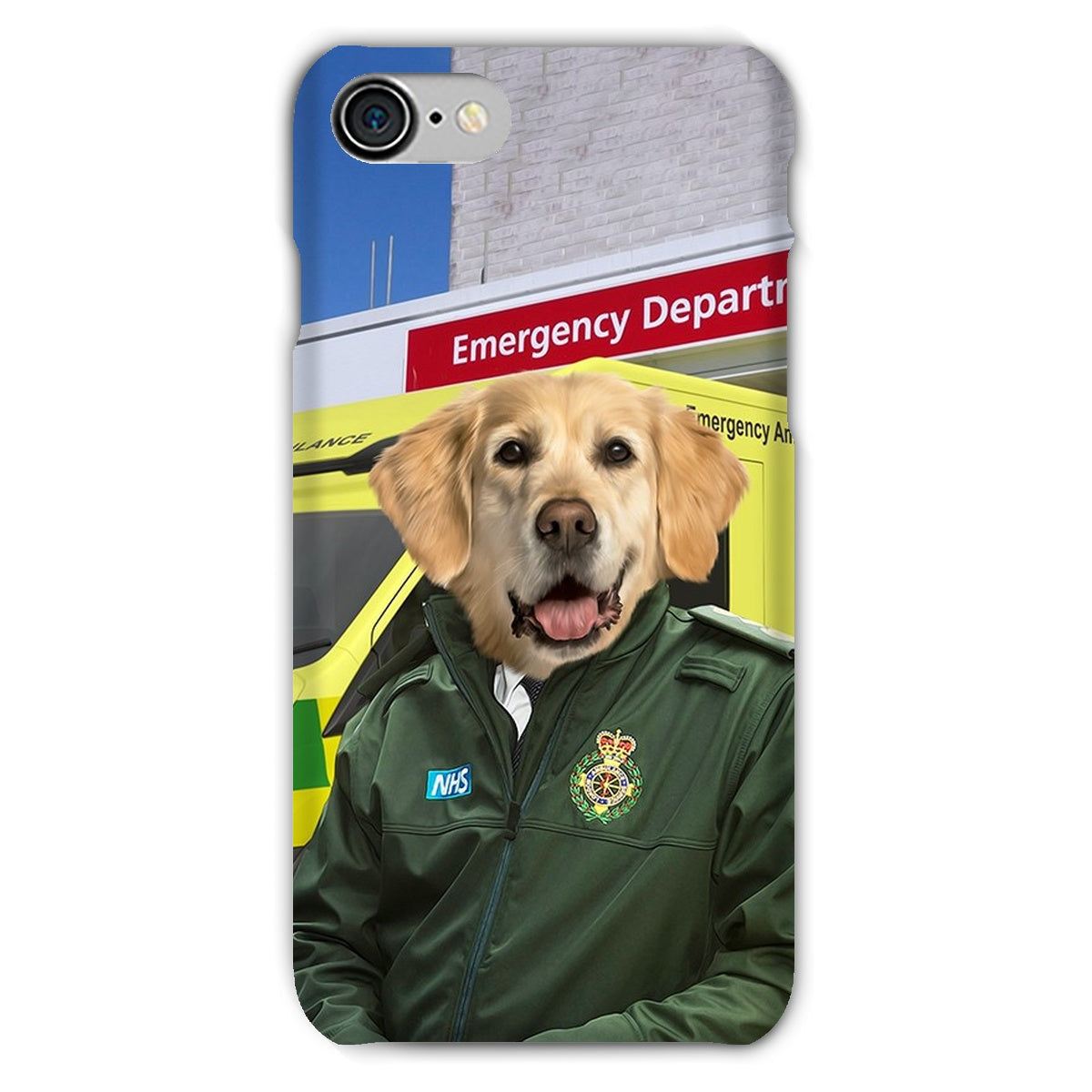 Pet Portraits | The Paramedic: Custom Pet Phone Case | Paw & Glory