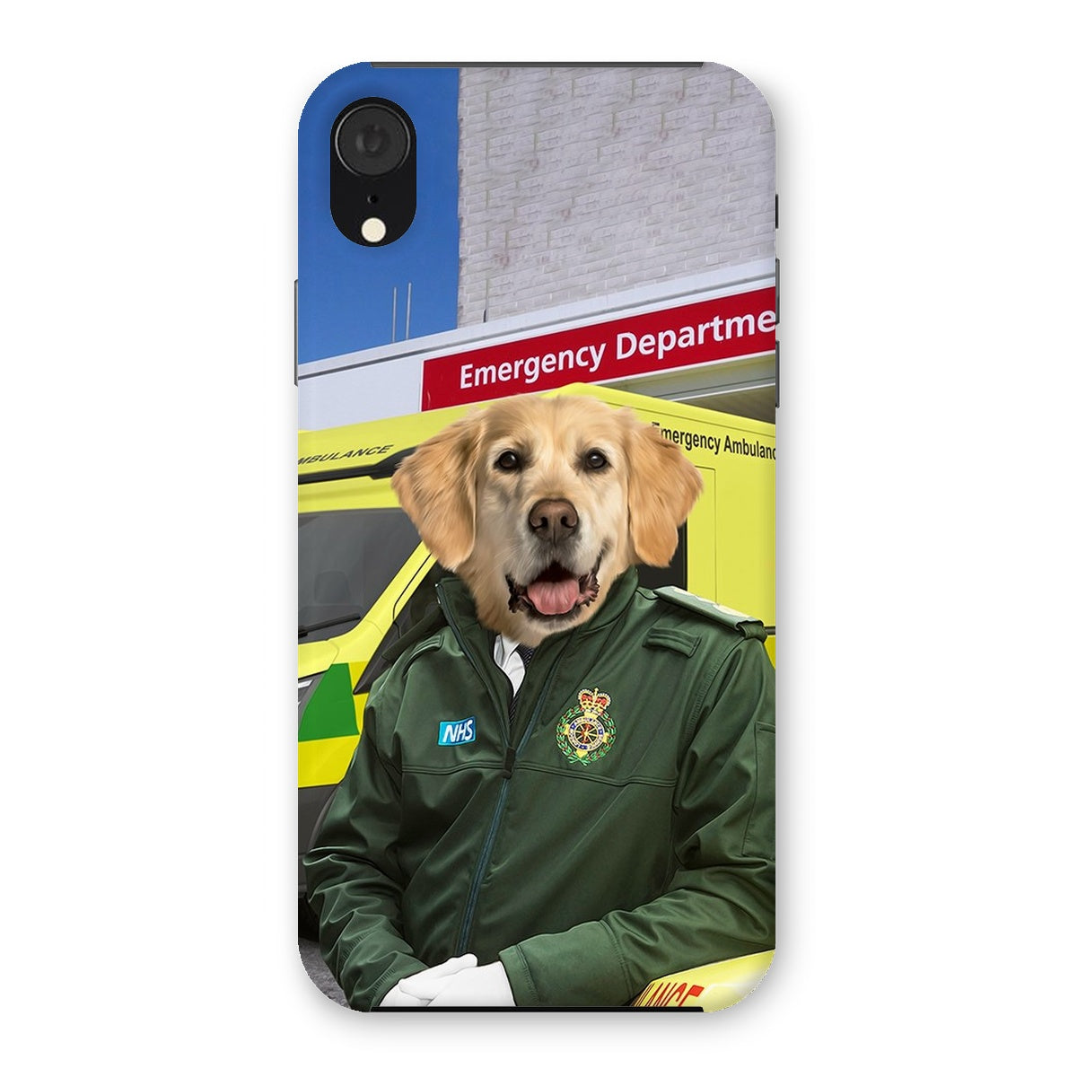Pet Portraits | The Paramedic: Custom Pet Phone Case | Paw & Glory