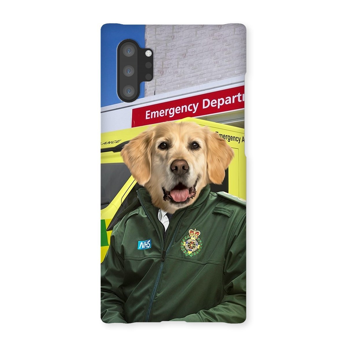 Pet Portraits | The Paramedic: Custom Pet Phone Case | Paw & Glory