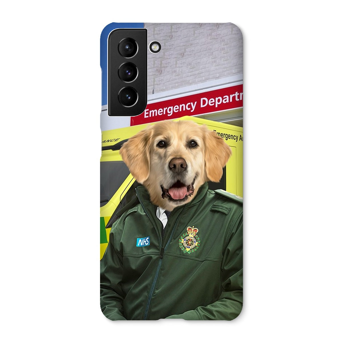 Pet Portraits | The Paramedic: Custom Pet Phone Case | Paw & Glory