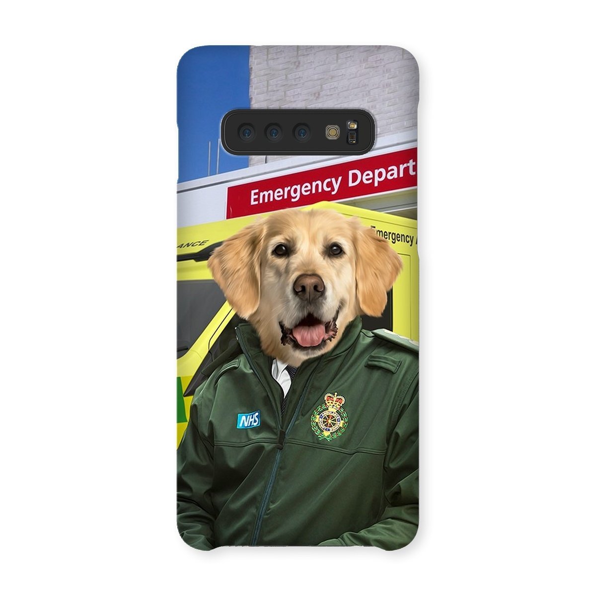 Pet Portraits | The Paramedic: Custom Pet Phone Case | Paw & Glory