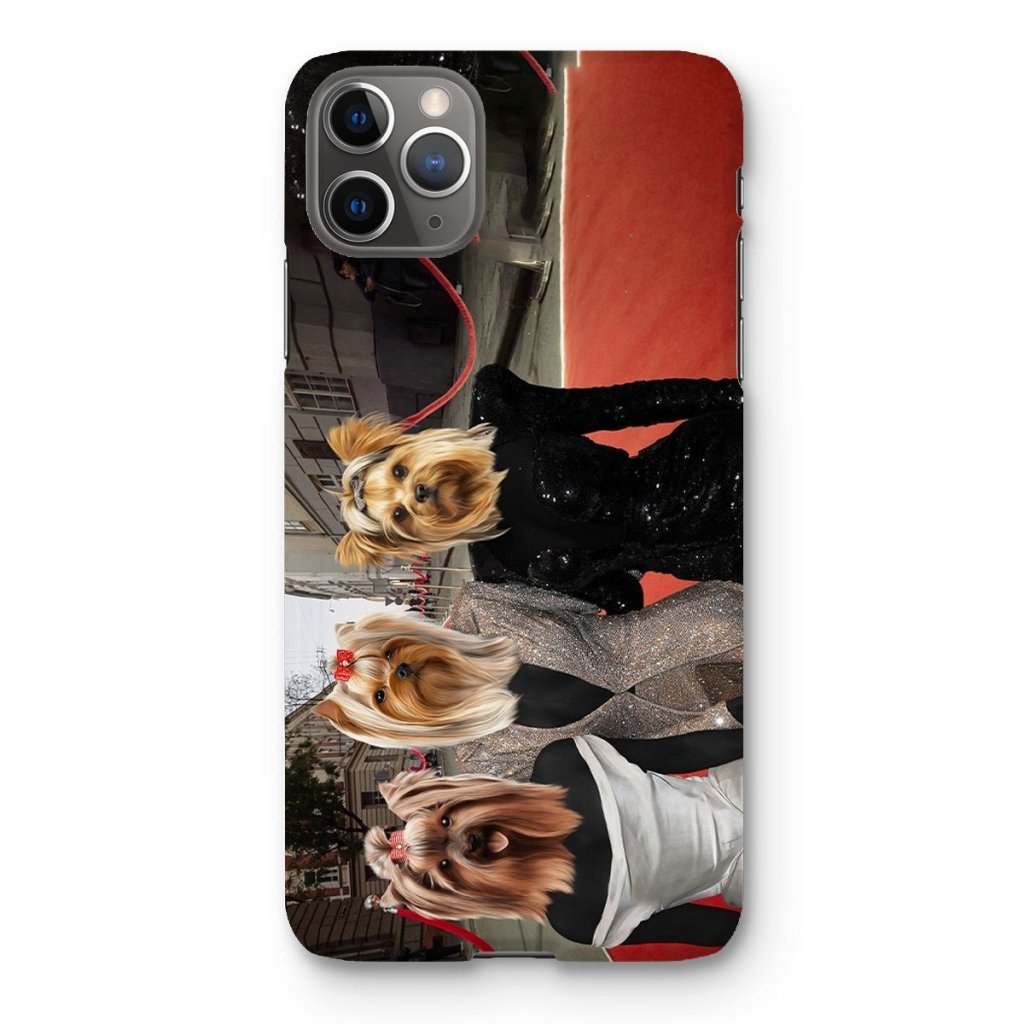 The Pawdashians: Custom Pet Phone Case - Paw & Glory - Dog Portraits - Pet Portraits
