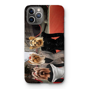 The Pawdashians: Custom Pet Phone Case - Paw & Glory - Dog Portraits - Pet Portraits