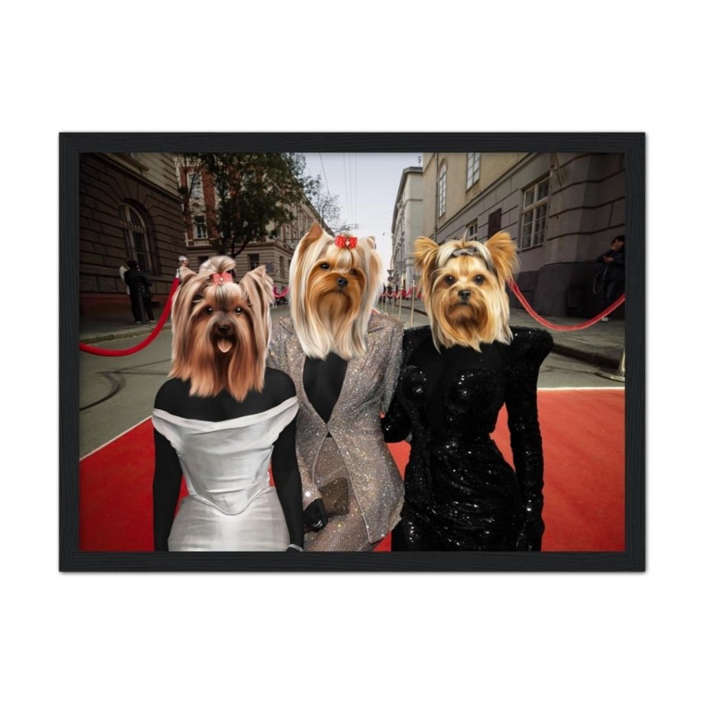 Pet Portraits | The Pawdashians: Custom Pet Portrait | Paw & Glory