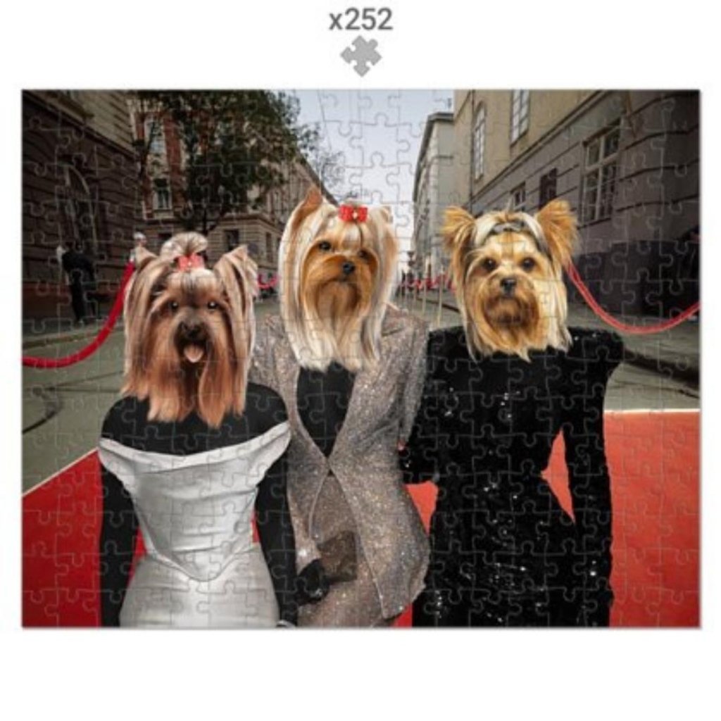 The Pawdashians: Custom Pet Puzzle - Paw & Glory - Dog Portraits - Pet Portraits