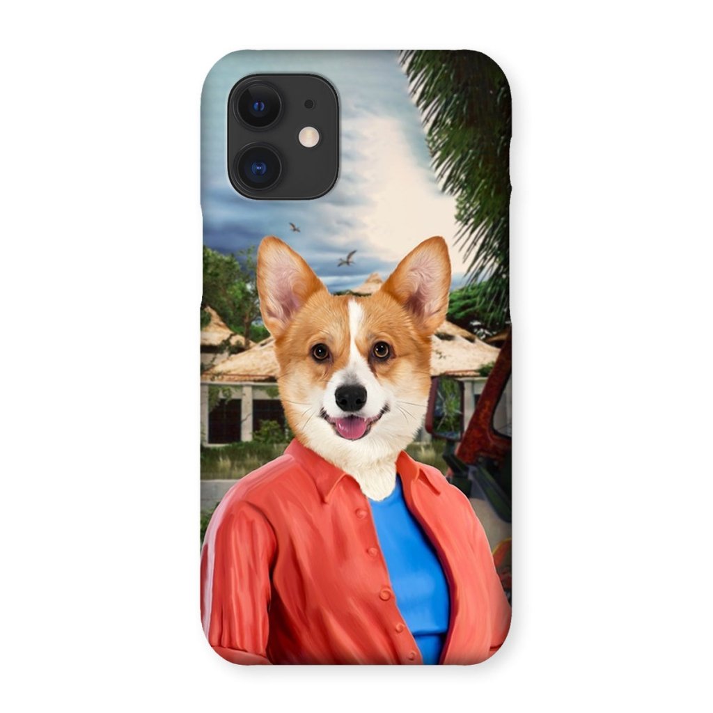 Pet Portraits | The Pawleobotanis (Jurassic Park Inspired): Custom Pet Phone Case | Paw & Glory
