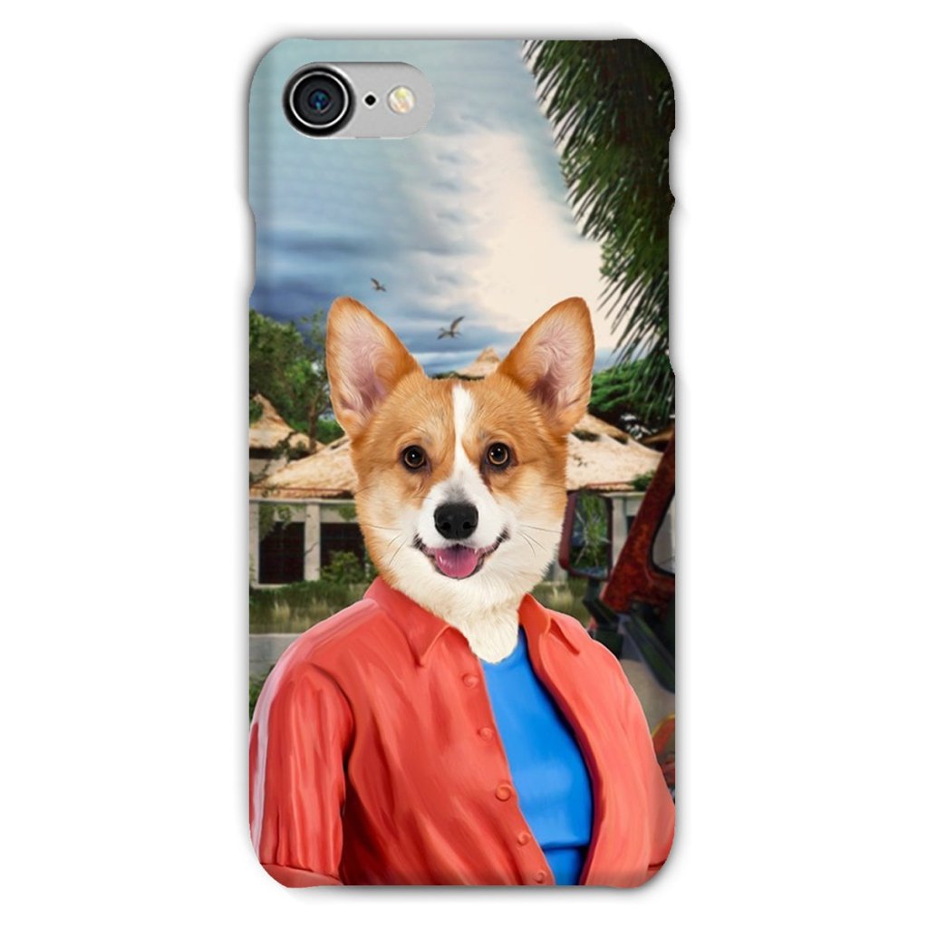 Pet Portraits | The Pawleobotanis (Jurassic Park Inspired): Custom Pet Phone Case | Paw & Glory