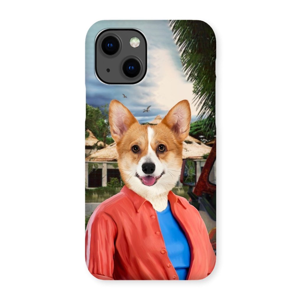 Pet Portraits | The Pawleobotanis (Jurassic Park Inspired): Custom Pet Phone Case | Paw & Glory