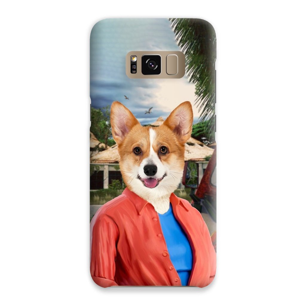 Pet Portraits | The Pawleobotanis (Jurassic Park Inspired): Custom Pet Phone Case | Paw & Glory