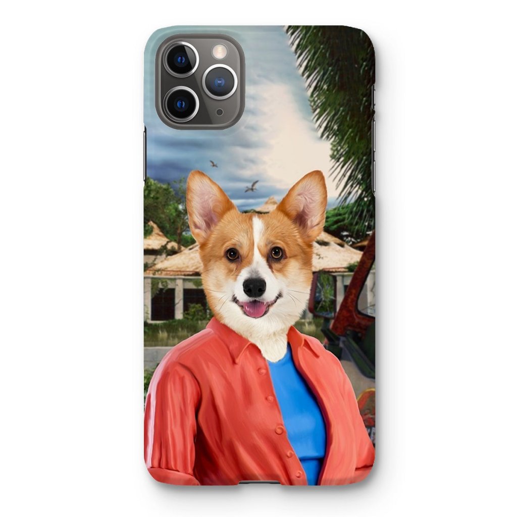 Pet Portraits | The Pawleobotanis (Jurassic Park Inspired): Custom Pet Phone Case | Paw & Glory