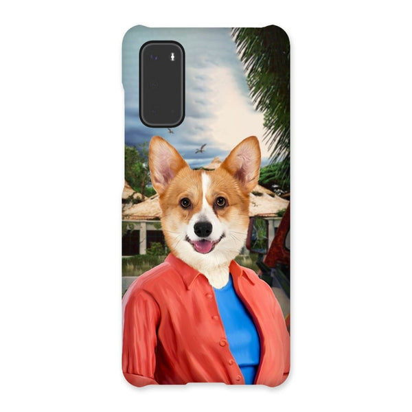 Dinosaur Botanist Custom Pet Phone Case | Custom Pet Artwork | Paw & Glory