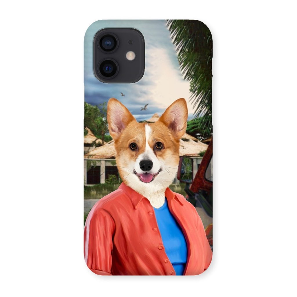 Pet Portraits | The Pawleobotanis (Jurassic Park Inspired): Custom Pet Phone Case | Paw & Glory