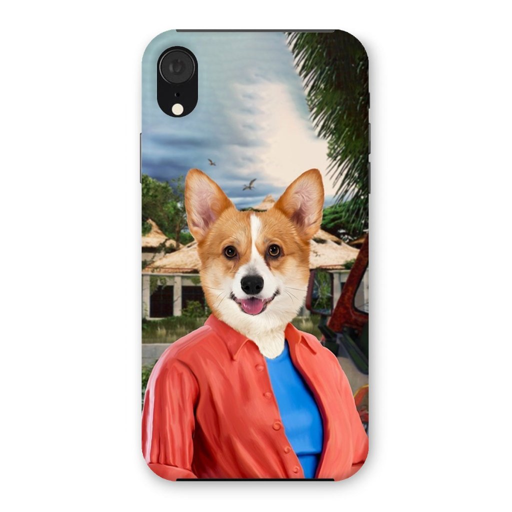 Pet Portraits | The Pawleobotanis (Jurassic Park Inspired): Custom Pet Phone Case | Paw & Glory