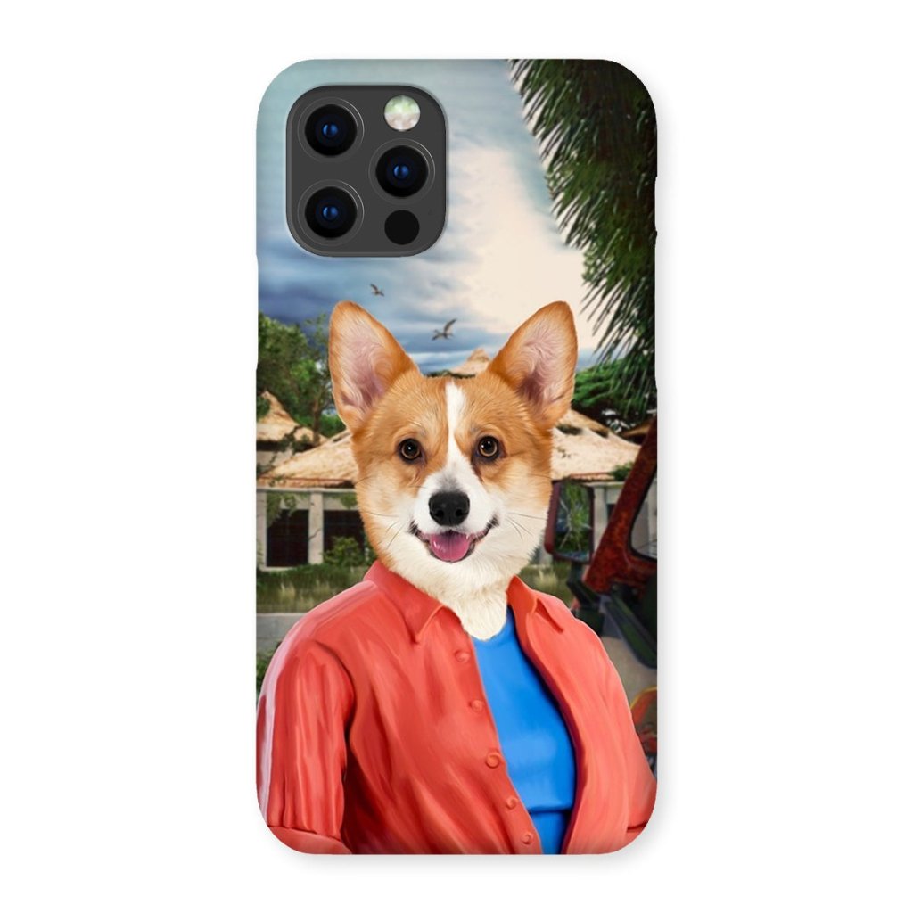 Pet Portraits | The Pawleobotanis (Jurassic Park Inspired): Custom Pet Phone Case | Paw & Glory