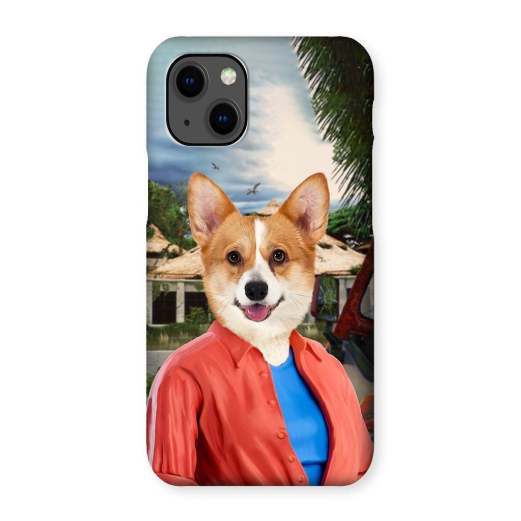 Pet Portraits | The Pawleobotanis (Jurassic Park Inspired): Custom Pet Phone Case | Paw & Glory